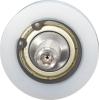 Türlaufrolle PA6 ø48/42/M12 x 14 mm Lager 6002 ZZ, Achse zentr. M12x15 AG